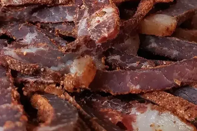Sliced Pieces of Chilli Flavour Biltong
