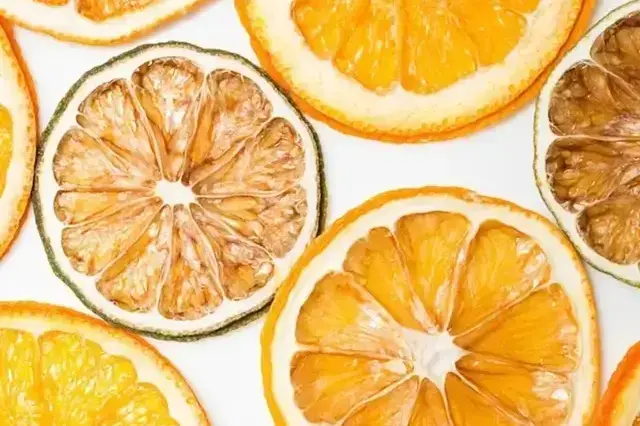 Slices of Dried Mixed Citrus Fruit
